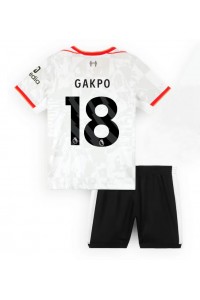 Liverpool Cody Gakpo #18 Babytruitje 3e tenue Kind 2024-25 Korte Mouw (+ Korte broeken)